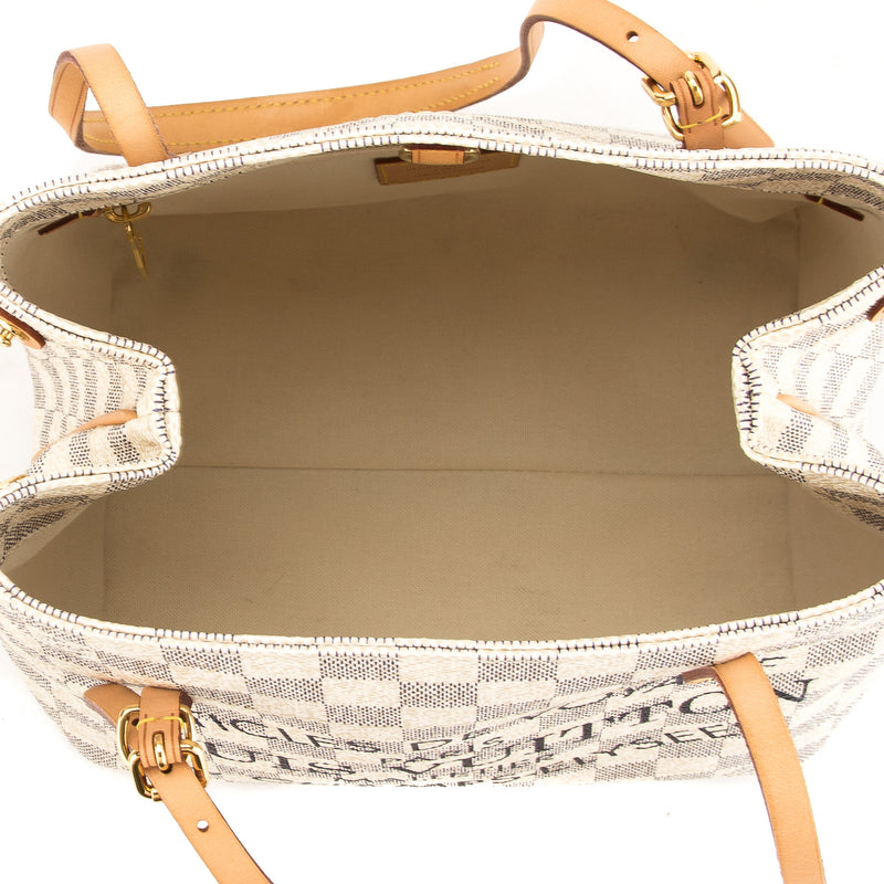 Louis Vuitton Damier Azur Canvas Cabas Adventure PM Bag (Pre Owned) – LuxeDH