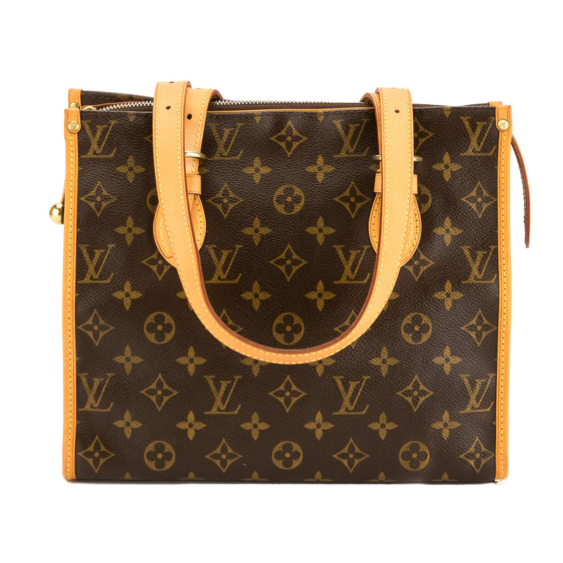 Louis Vuitton Brown Monogram Popincourt PM Satchel Shoulder