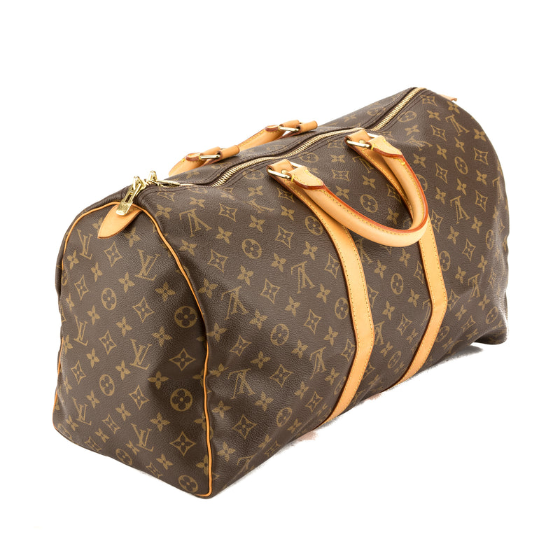 Louis Vuitton Monogram Canvas Keepall 45 Boston Bag (Pre Owned) – LuxeDH