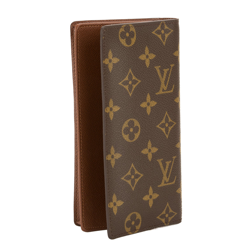 Louis Vuitton Monogram Canvas Porte-Cartes Checkbook Wallet (Pre Owned – LuxeDH
