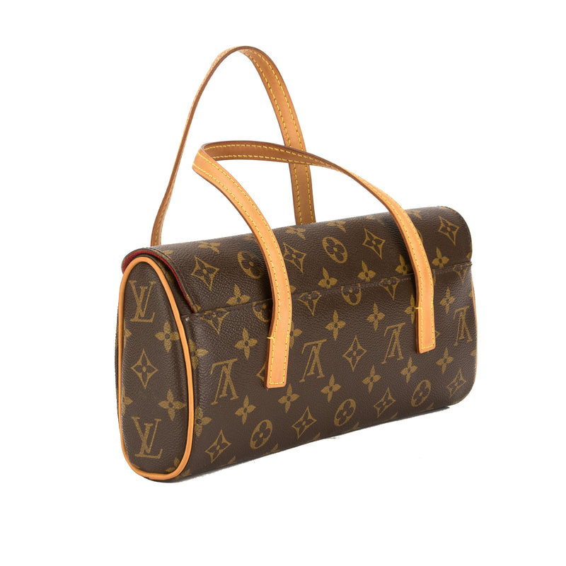 Louis Vuitton Handbag Monogram Sonatine M51902 Brown Women's Canvas,  Luxury, Bags & Wallets on Carousell