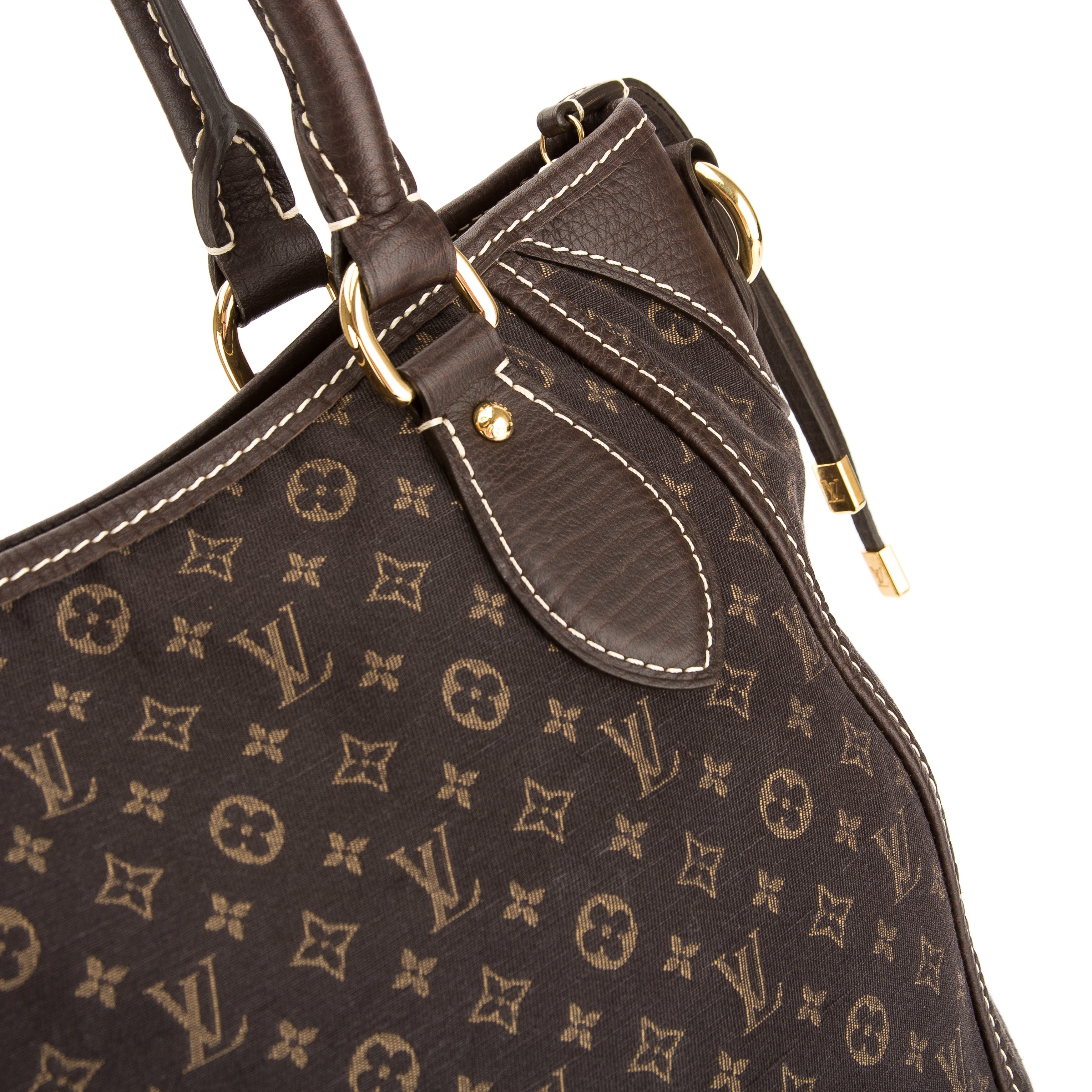 Louis Vuitton Ebene Monogram Mini Lin Canvas Besace Angele Bag (Pre Owned) | eBay