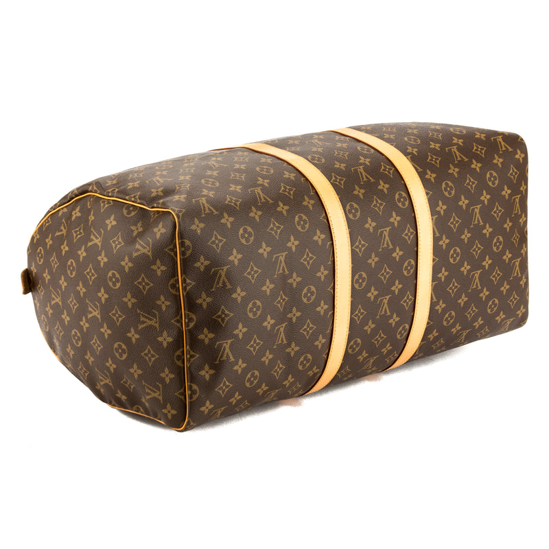 Louis Vuitton Monogram Canvas Keepall 55 Boston Bag (Pre Owned) – LuxeDH