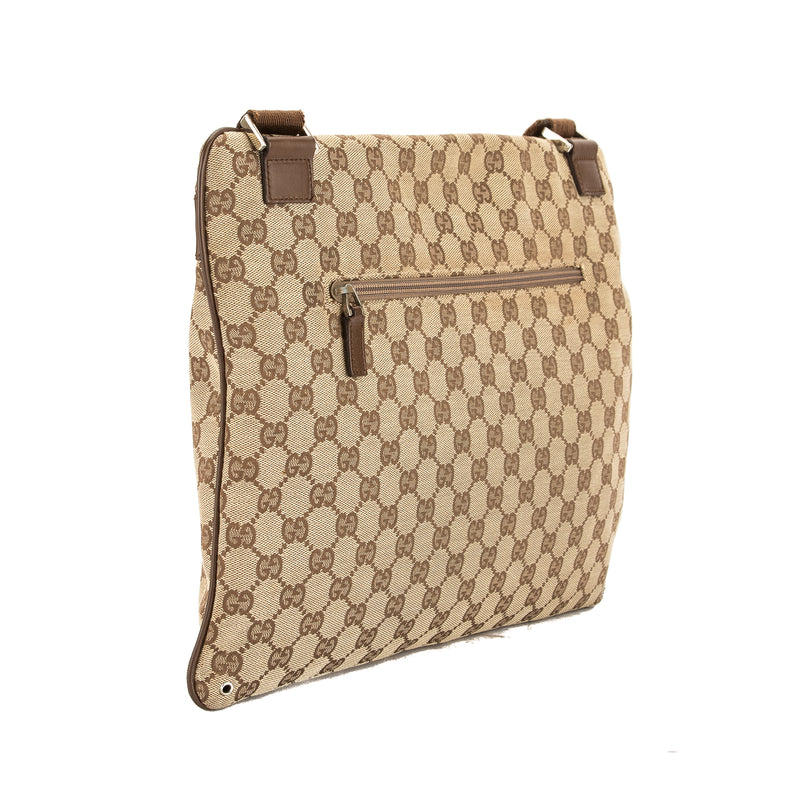 Gucci GG Monogram Canvas Messenger Bag (Pre Owned) – LuxeDH