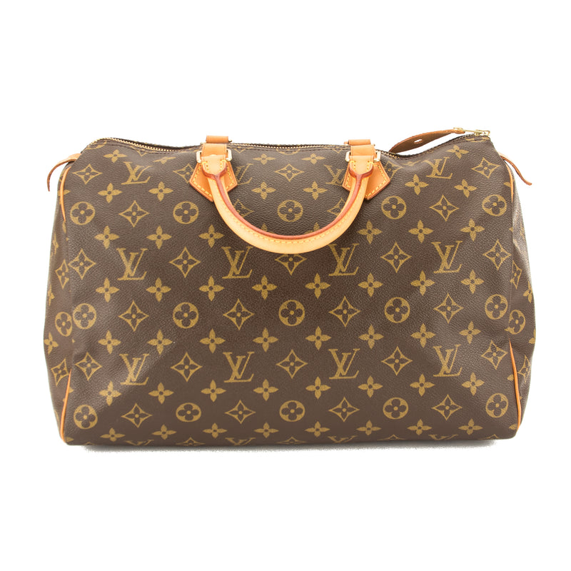 Louis Vuitton Monogram Canvas Speedy 35 Bag (Pre Owned) – LuxeDH