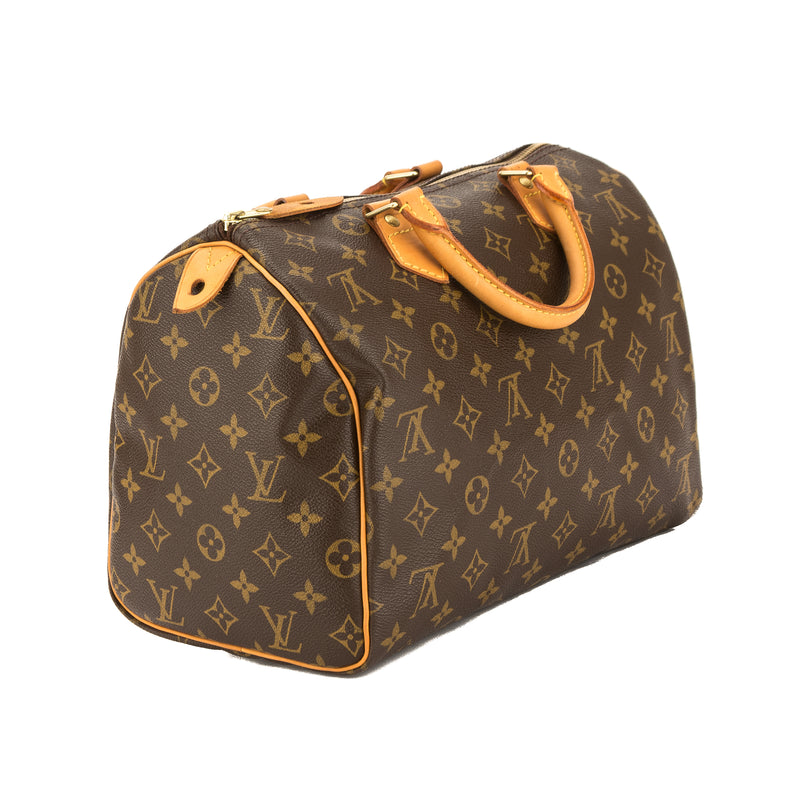 Louis Vuitton Monogram Canvas Speedy 30 Bag (Pre Owned) – LuxeDH