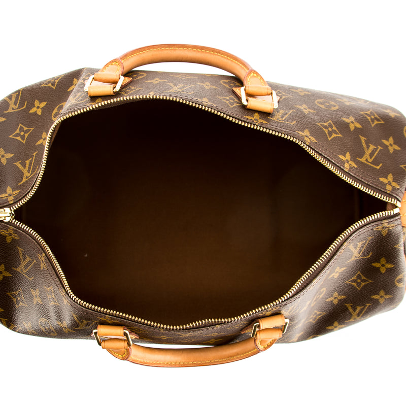 Louis Vuitton Monogram Canvas Speedy 40 Bag (Pre Owned) – LuxeDH