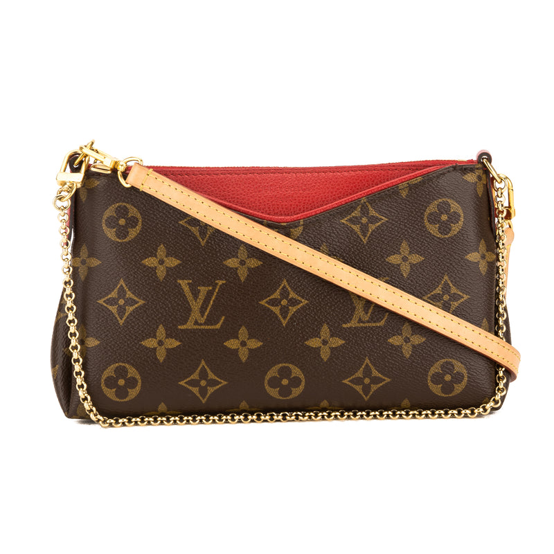 Louis Vuitton Cherry Monogram Canvas Pallas Clutch (Pre Owned) – LuxeDH