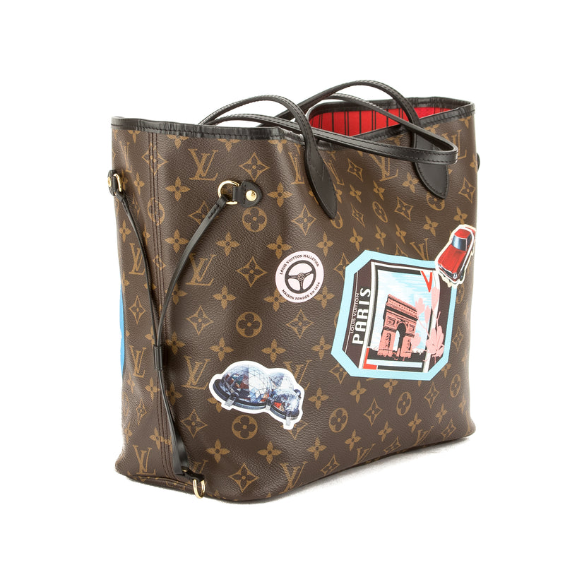 Louis Vuitton Monogram Canvas World Tour Neverfull MM Bag (Pre Owned) – LuxeDH