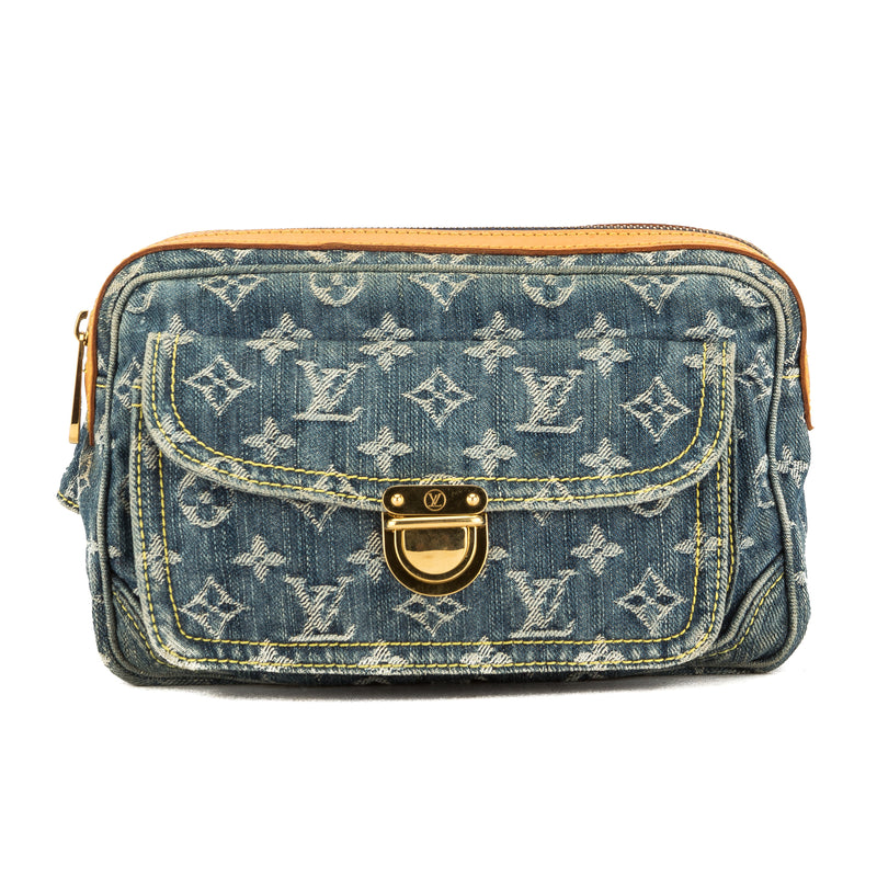 Louis Vuitton Blue Monogram Denim Bum Bag (Pre Owned) – LuxeDH
