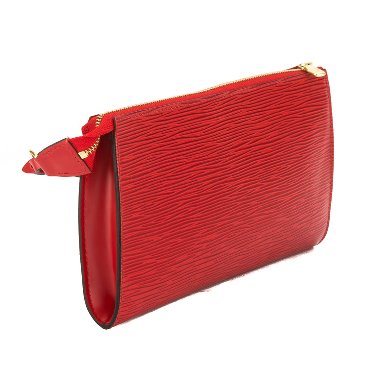Louis Vuitton Castillian Red Epi Leather Pochette Accessoires 24 Bag ( – LuxeDH
