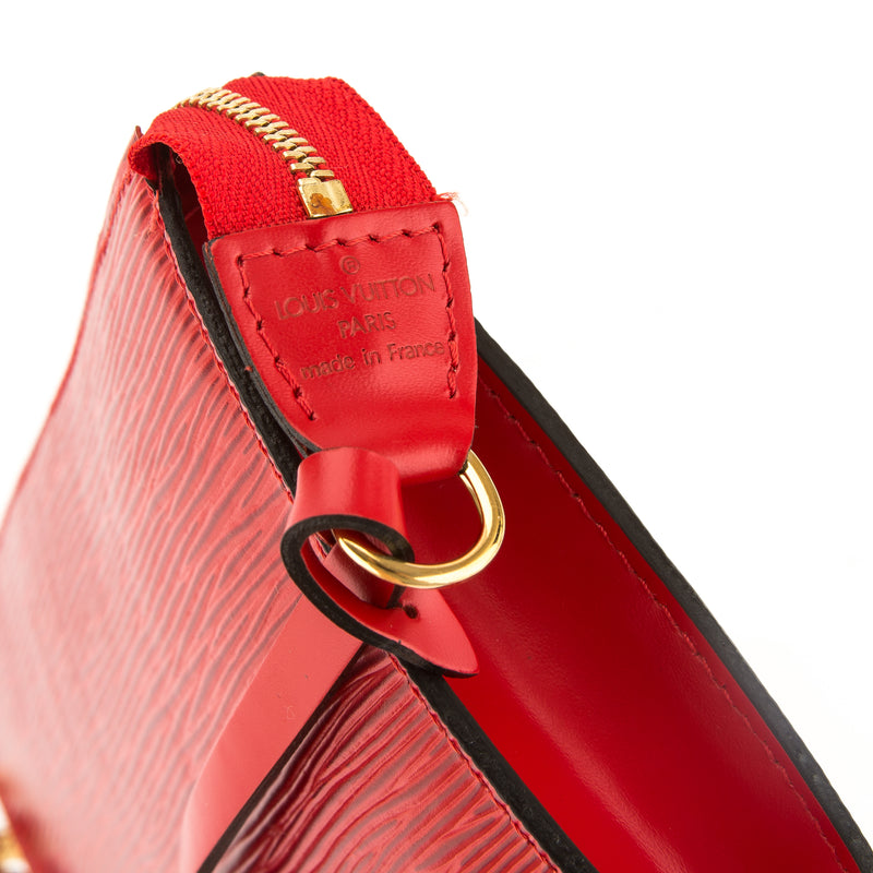 Louis Vuitton Castillian Red Epi Leather Pochette Accessoires 24 Bag ( – LuxeDH