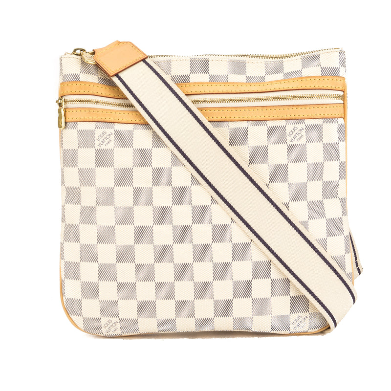 Louis Vuitton Damier Azur Canvas Pochette Bosphore Shoulder Bag (Pre O – LuxeDH