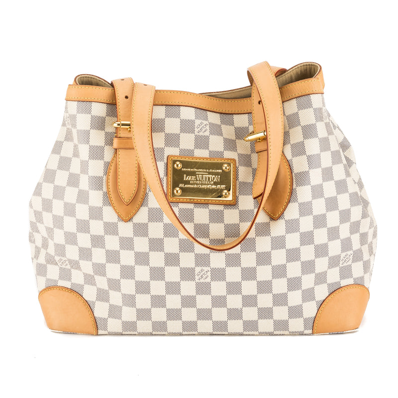 Louis Vuitton Damier Azur Canvas Hampstead MM Bag (Pre Owned) – LuxeDH