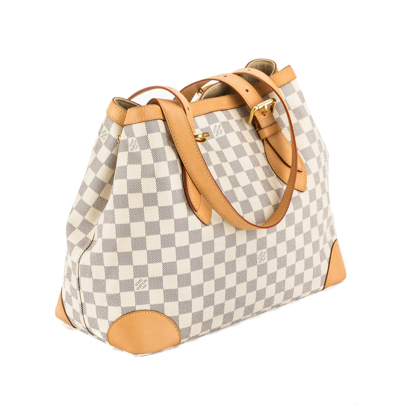 Louis Vuitton Damier Azur Canvas Hampstead MM Bag (Pre Owned) – LuxeDH