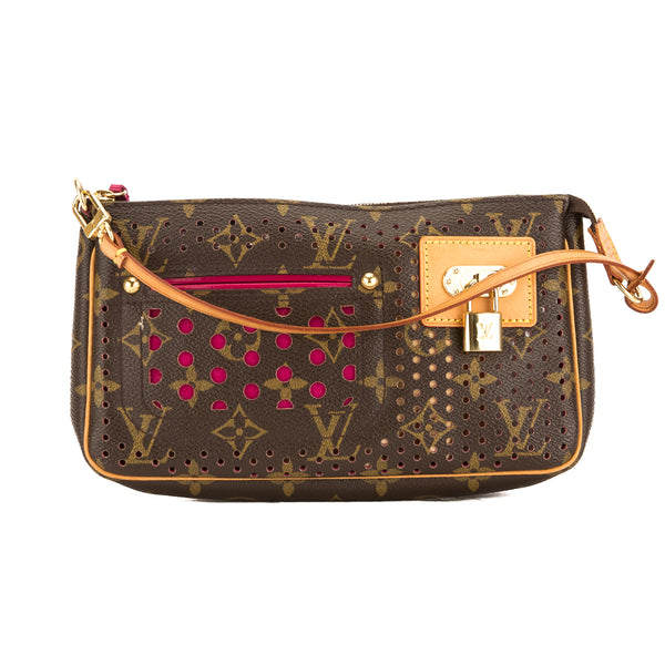 Louis Vuitton Fuchsia Monogram Canvas Perforated Pochette Accessoires - 3705001 | LuxeDH