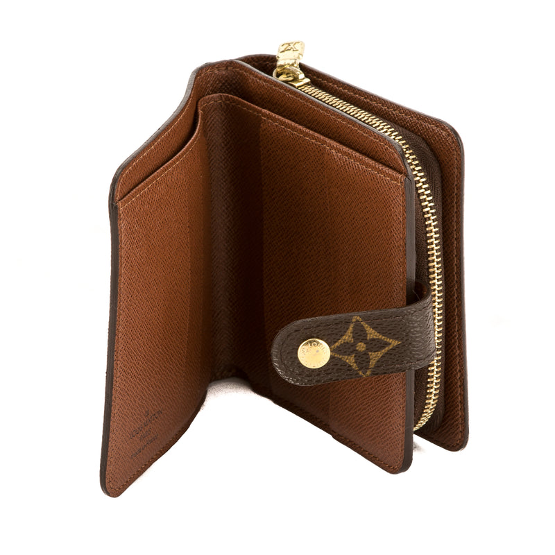 Louis Vuitton Monogram Canvas Compact Zip Bifold Wallet (Pre Owned) – LuxeDH