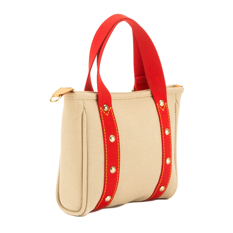Louis Vuitton Beige Canvas Antigua Cabas PM Bag (3713019) – LuxeDH