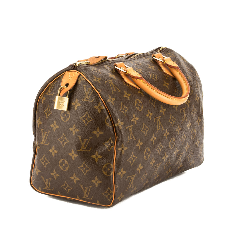 Louis Vuitton Monogram Canvas Speedy 30 Bag (Pre Owned) – LuxeDH