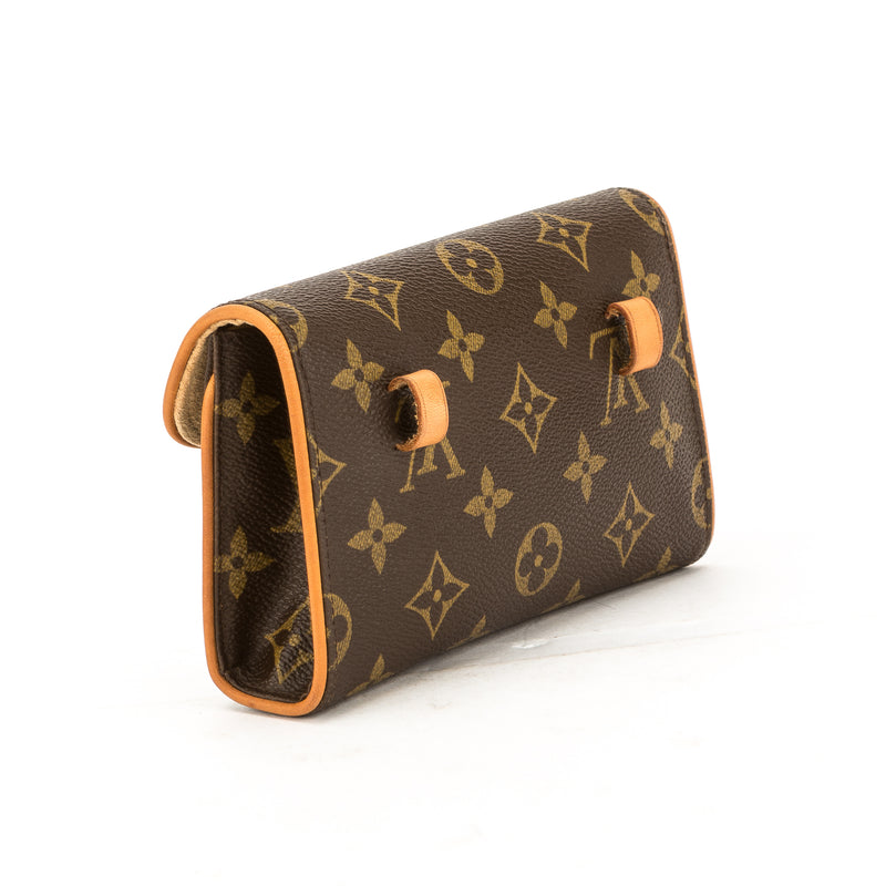 Auth Louis Vuitton Monogram Florentine Bum XS Crossbody Belt Bag M51855