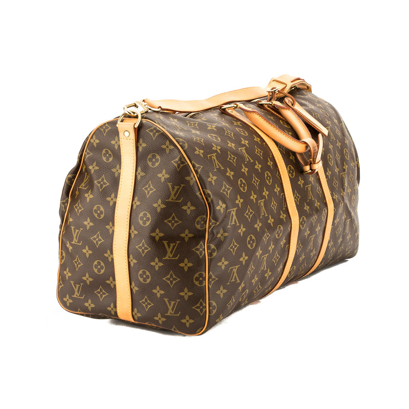 Louis Vuitton Monogram Canvas Keepall Bandouliere 55 Bag (Pre Owned) – LuxeDH