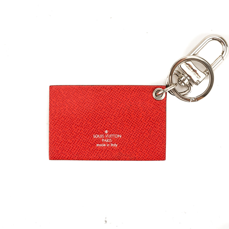 Louis Vuitton Coquelicot Leather Petite Malle Bag Charm and Key Holder (3722003) – LuxeDH