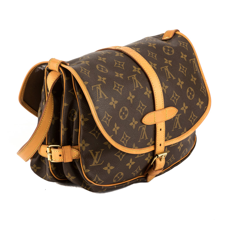 Louis Vuitton Monogram Canvas Saumur 30 Bag (Pre Owned) – LuxeDH