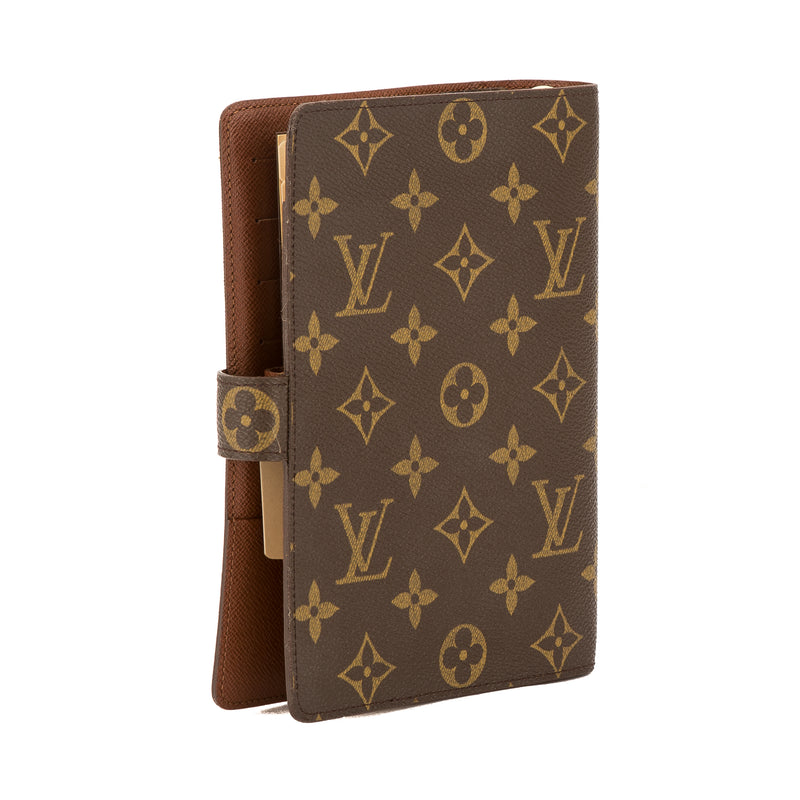 Louis Vuitton Monogram Canvas Agenda MM Cover (Pre Owned) – LuxeDH