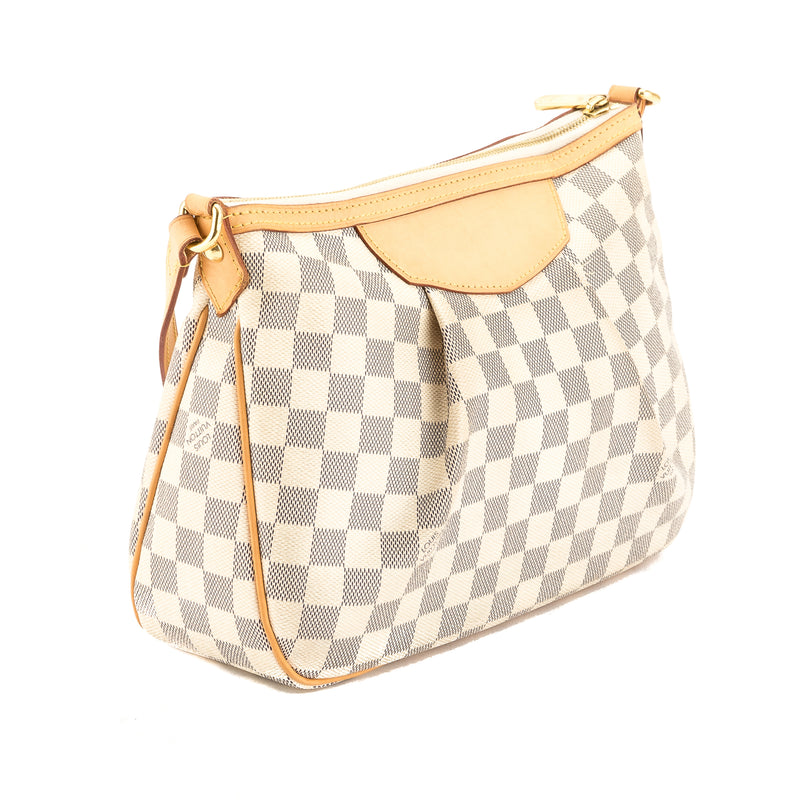 Louis Vuitton Damier Azur Canvas Siracusa PM Bag (Pre Owned) – LuxeDH