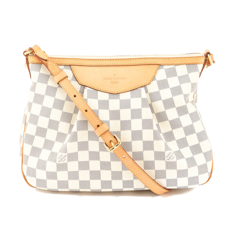 Louis Vuitton Damier Azur Canvas Siracusa PM Bag (Pre Owned) – LuxeDH