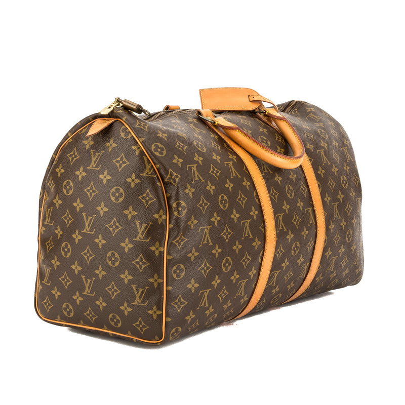 Louis Vuitton Keepall 45 Vs 50 Size Comparison Ft. Monogram Macassar Canvas  + Limited Edition Prism 