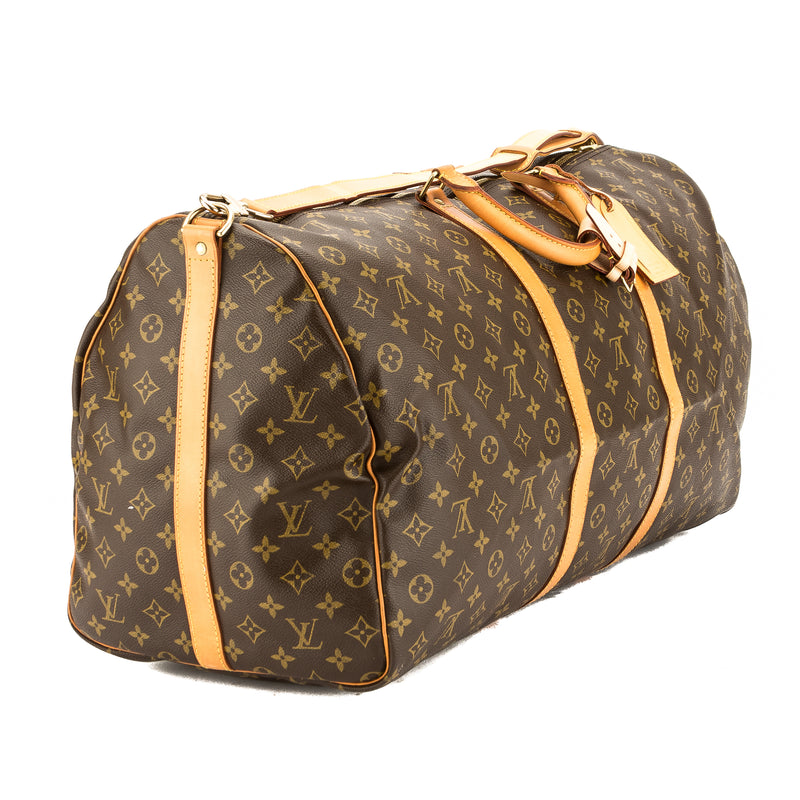 Louis Vuitton Monogram Canvas Keepall Bandouliere 55 Bag (Pre Owned) – LuxeDH