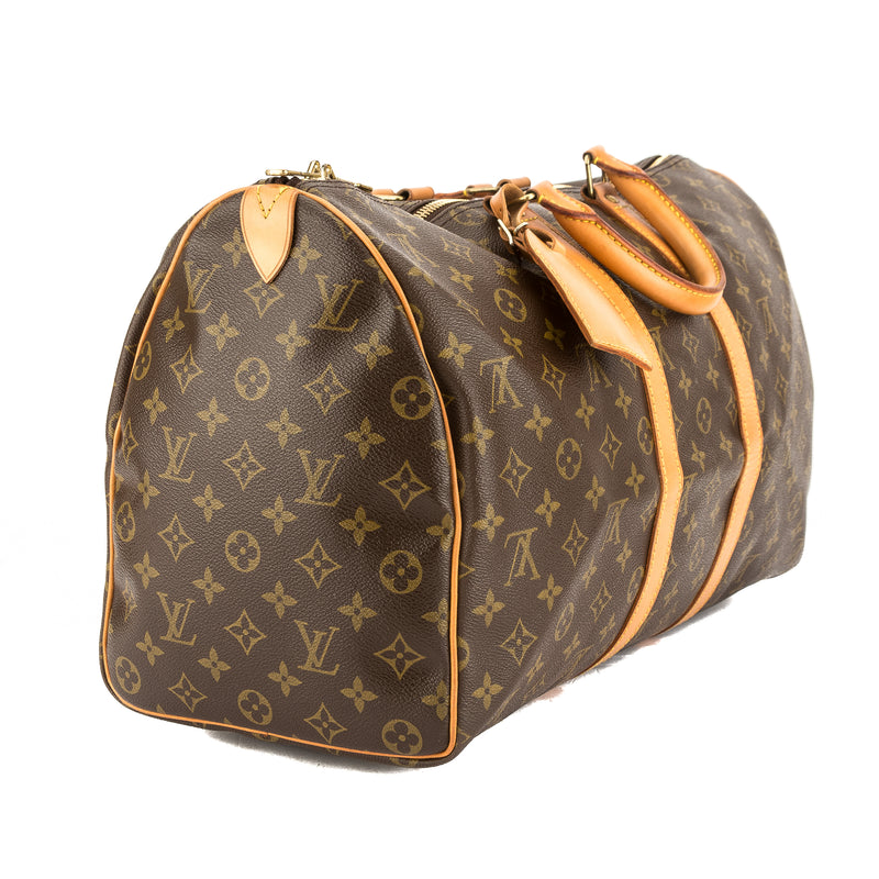 Louis Vuitton Monogram Canvas Keepall 45 Boston Bag (Pre Owned) – LuxeDH