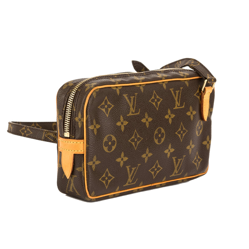 Louis Vuitton Monogram Canvas Marly Pochette Bandouliere Bag (Pre Owne – LuxeDH