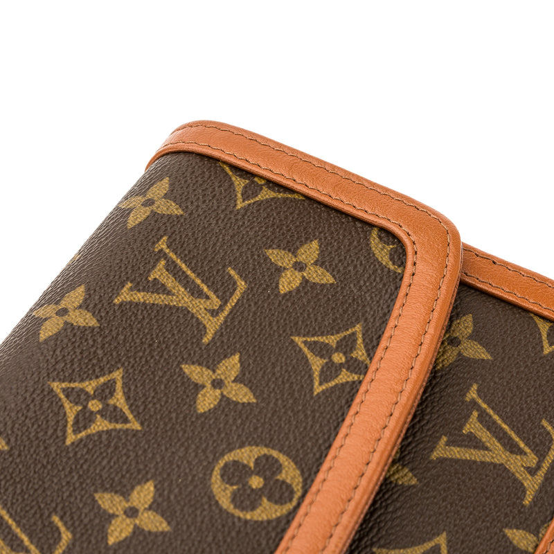 Authentic Louis Vuitton Pochette Clutch Dame PM Pouch 