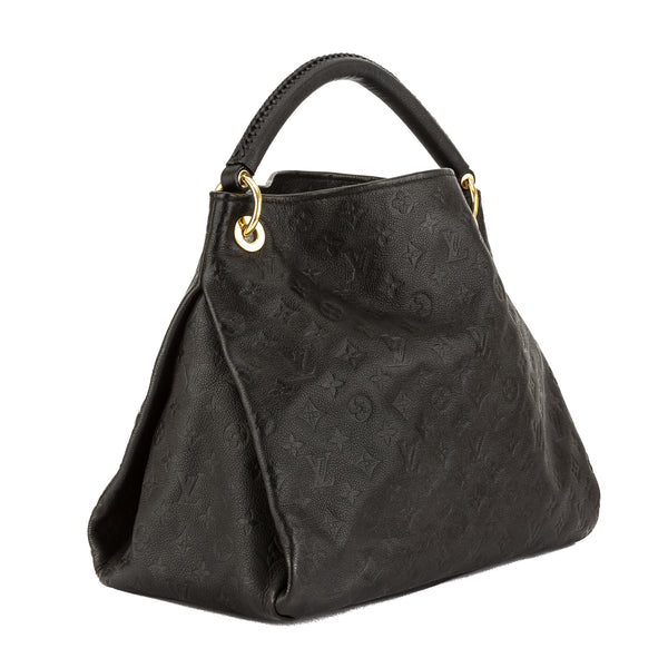 Louis Vuitton Black Monogram Empreinte Leather Artsy MM Bag (Pre Owned - 3741018 | LuxeDH