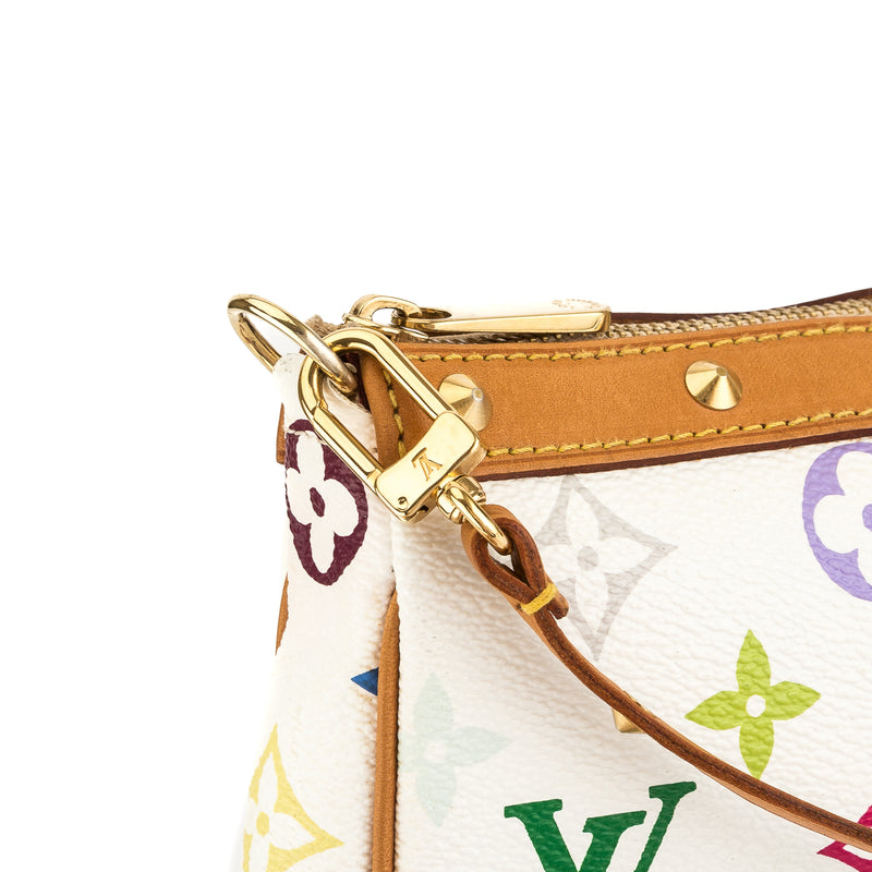 Louis Vuitton White Monogram Canvas Multicolore Pochette Accessoires B – LuxeDH