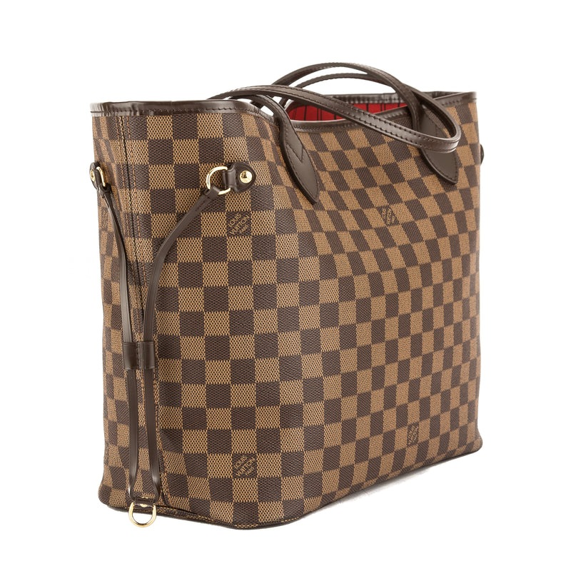 Louis Vuitton Women's Pre-Loved Neverfull Mm Damier Ebene Bag