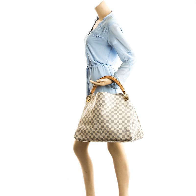Louis Vuitton Damier Azur Canvas Artsy MM Bag (Pre Owned) – LuxeDH