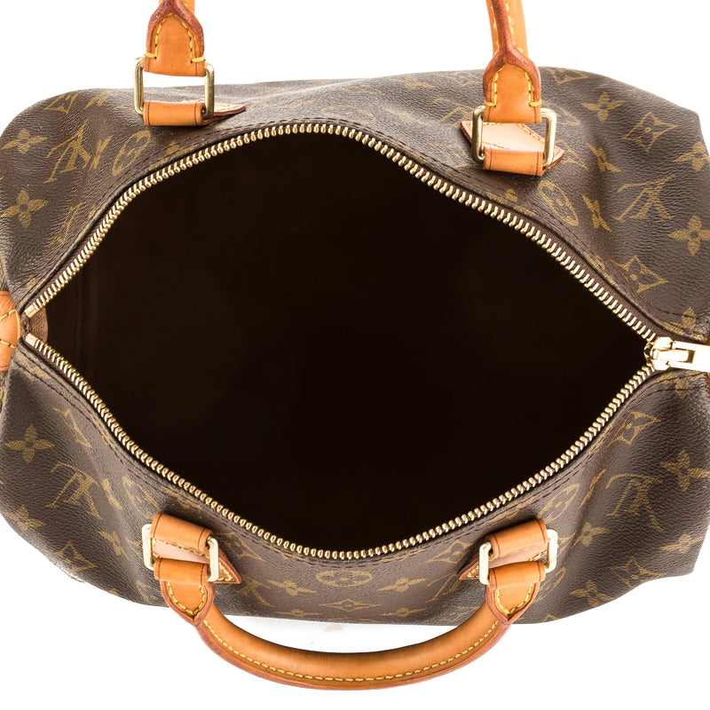 Louis Vuitton Monogram Canvas Speedy 30 Bag (Pre Owned) – LuxeDH