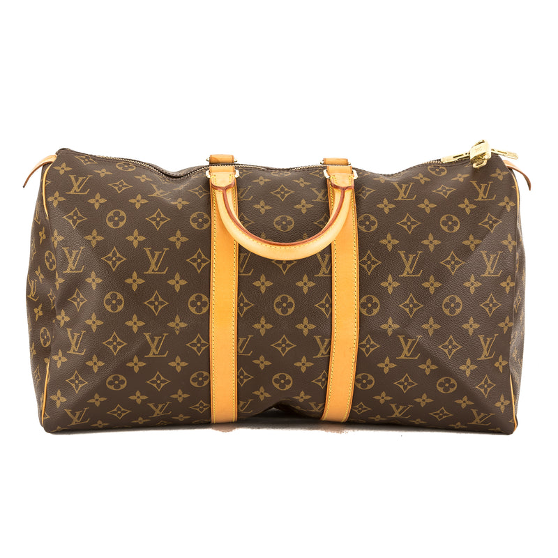 Louis Vuitton Monogram Canvas Keepall 45 Boston Bag (Pre Owned) – LuxeDH