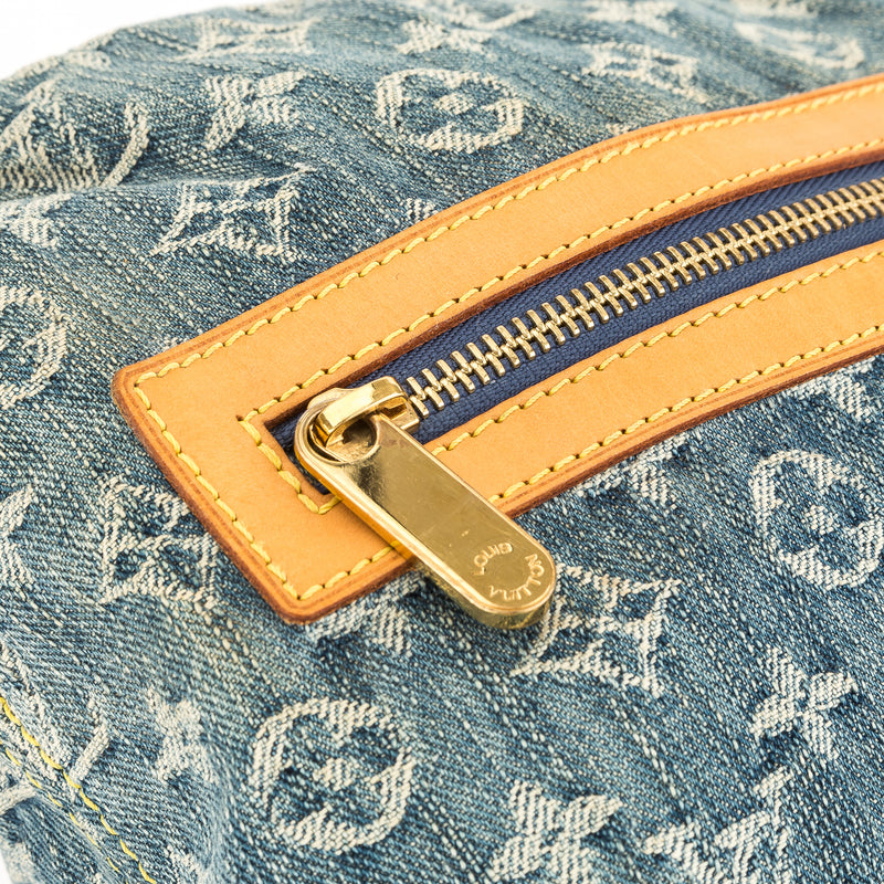 Louis Vuitton Blue Monogram Denim Baggy GM Bag (Pre Owned) – LuxeDH