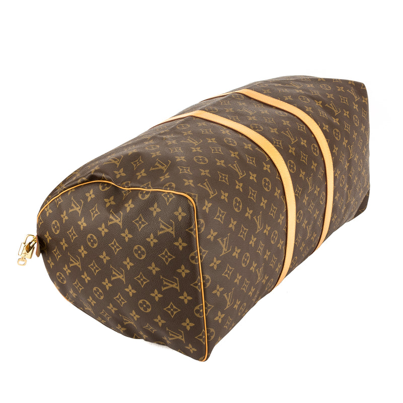 Louis Vuitton Monogram Canvas Keepall 55 Boston Bag (Pre Owned) – LuxeDH