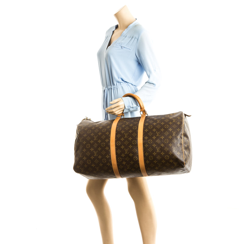 Louis Vuitton Monogram Canvas Keepall 55 Boston Bag (3782005) – LuxeDH