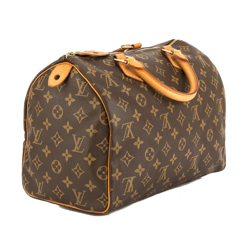 Louis Vuitton Monogram Canvas Speedy 30 Bag (Pre Owned) – LuxeDH