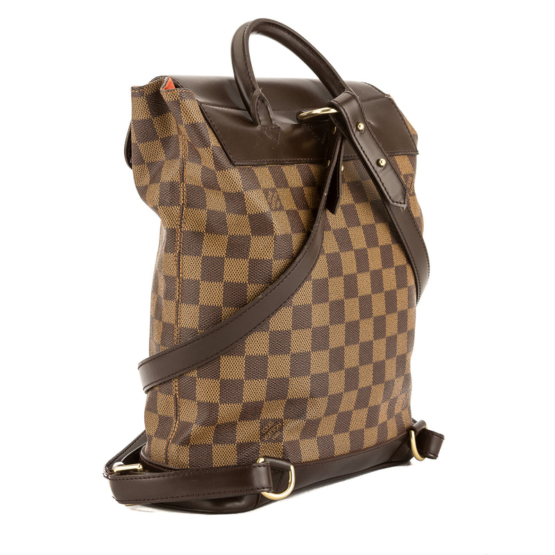 Louis Vuitton Damier Ebene Canvas Soho Backpack (Pre Owned) – LuxeDH