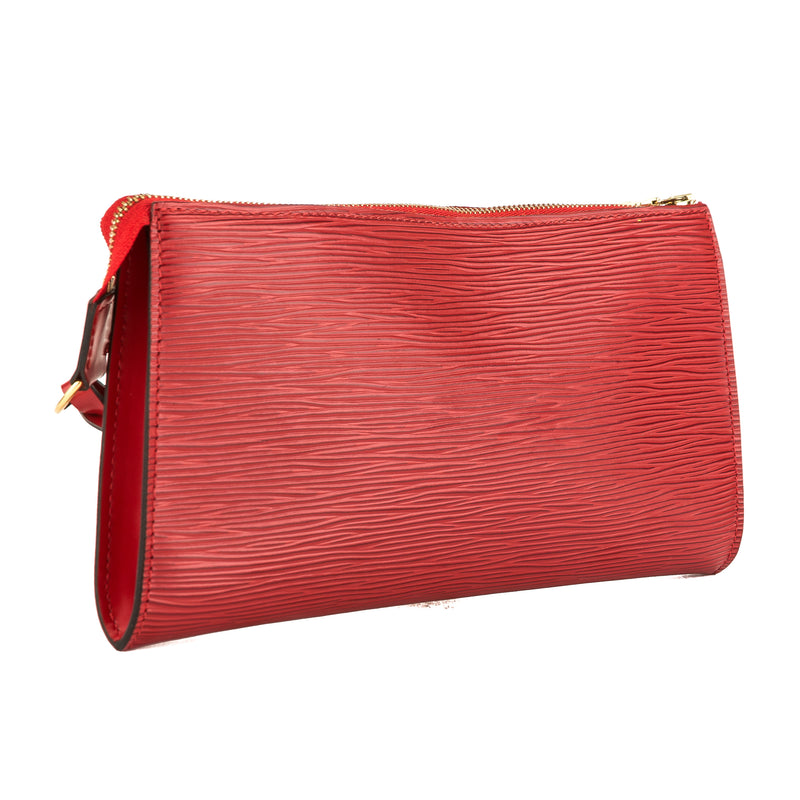 Louis Vuitton Castillian Red Epi Leather Pochette Accessoires 24 (3790 – LuxeDH