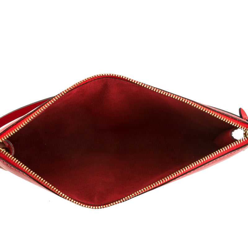 Louis Vuitton Castillian Red Epi Leather Pochette Accessoires 24 (3790 – LuxeDH
