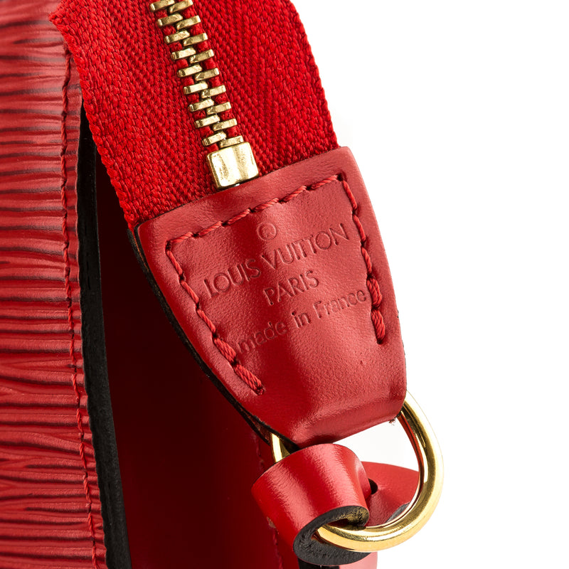 Louis Vuitton Castillian Red Epi Leather Pochette Accessoires 24 (3790 – LuxeDH