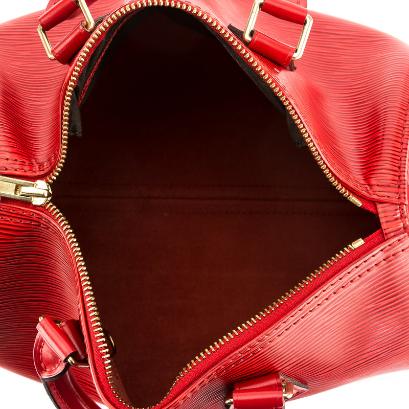 Authentic Louis Vuitton Epi Leather Free Run Red Vintage 